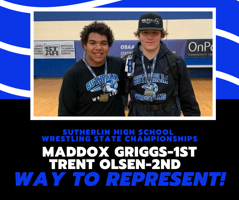 Trent Olsen and Maddox Griggs -wrestling championships