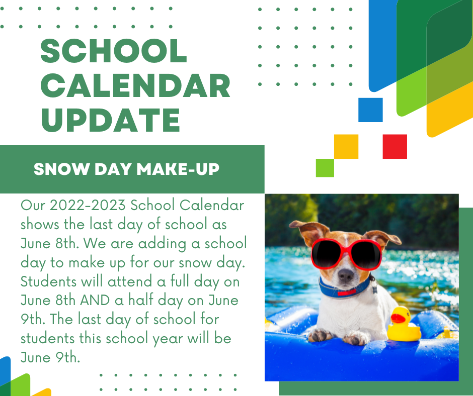 School Calendar Update 