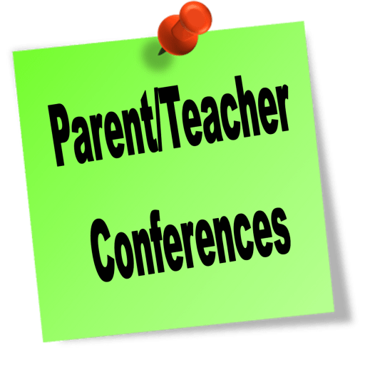 A note that says "Parent Teacher Conferences"