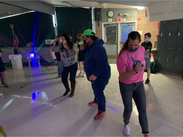Teachers dancing