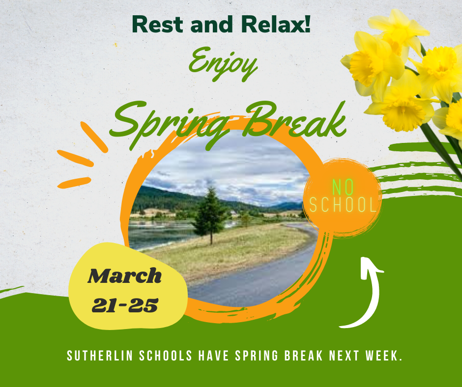 spring break reminder 